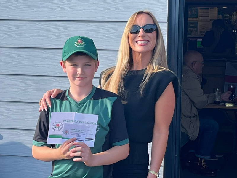 RPS Group are proud to sponsor Jacob at Carnforth Cricket Club